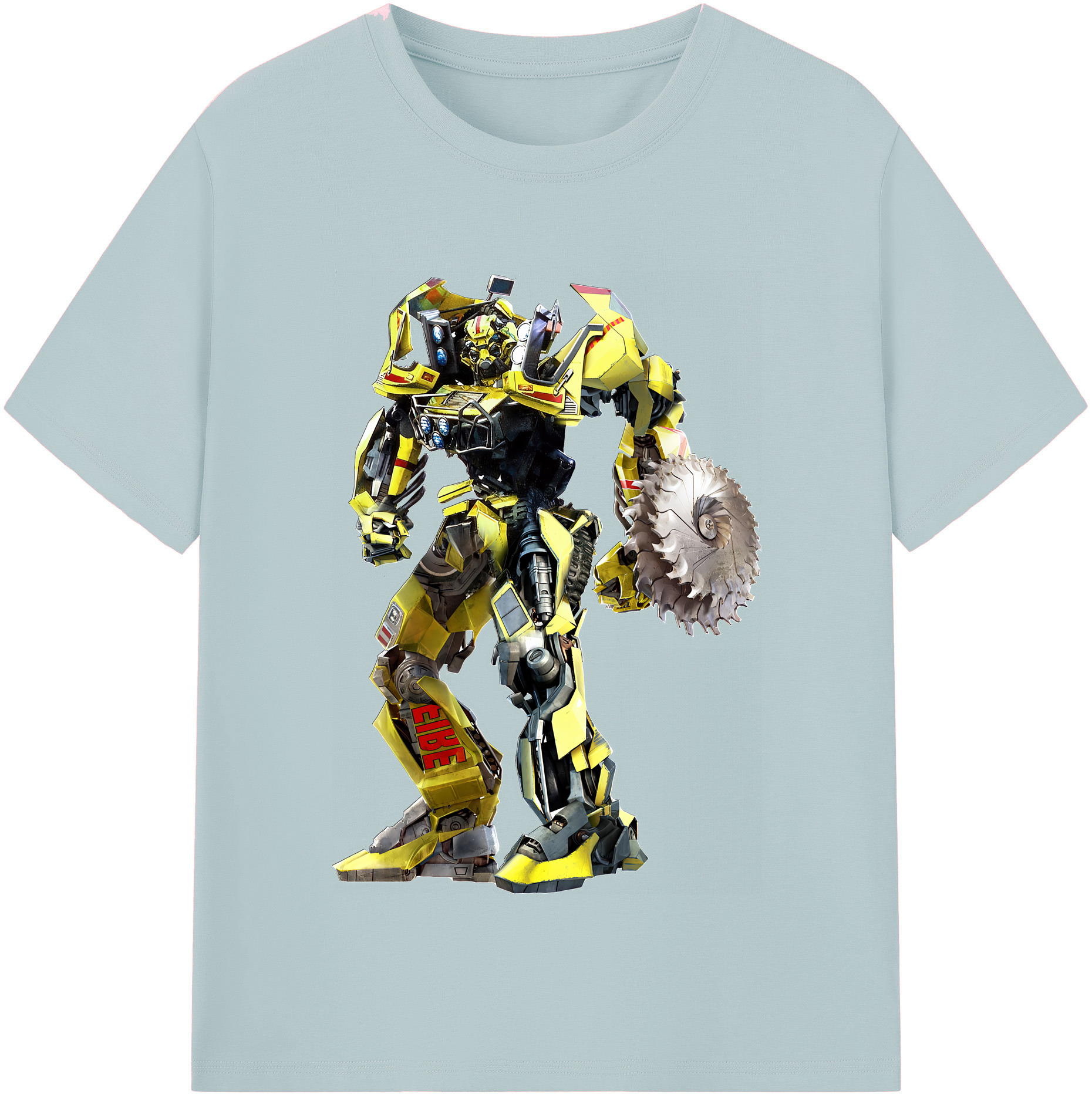 （画像用） Transformers トランスフォーマー 綿100％半袖Tシャツ（フロントプリント）